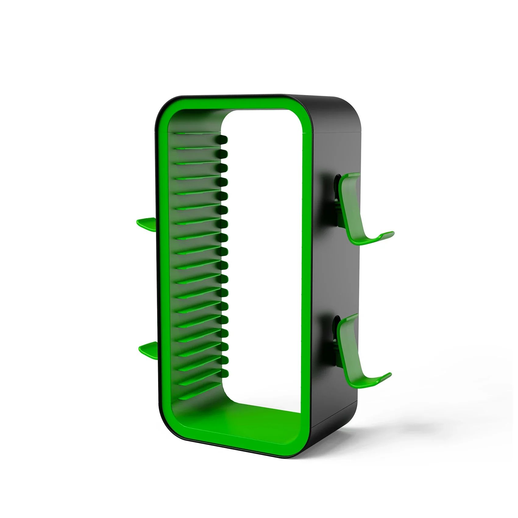 LinYuvo Game Storage Tower - Universal Video Game Organizer for PS4, PS5, Xbox, Switch and Blu-Ray - Holds 18 Disks