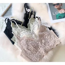 

Top summer sexy hollow out bandage lace crop tops women yk2 sports bras Tank Tops Female Spaghetti Strap Chest Padded Camisole