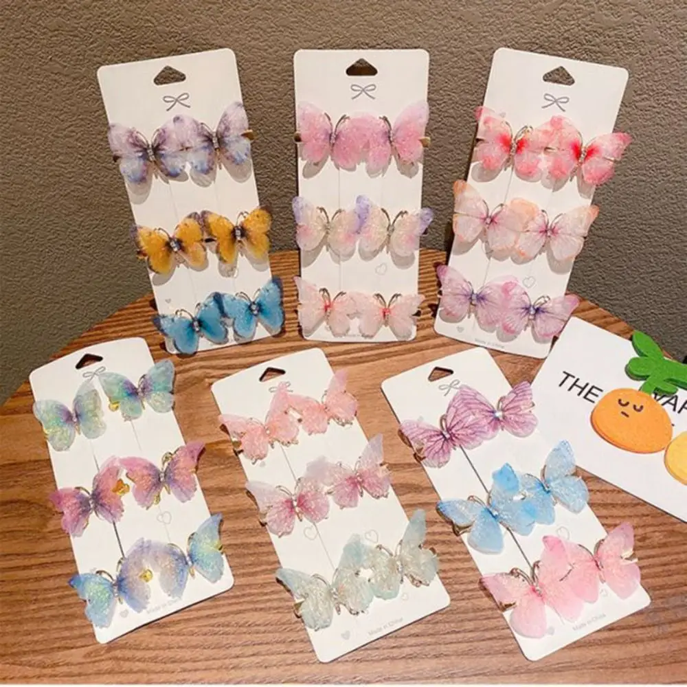 Colorful Plastic Hair Clips for Kids Daily Hair Accessories
