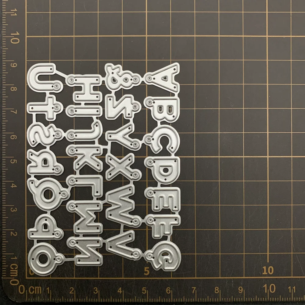 9 kinds Letters Metal Cutting Dies Stencils For DIY Scrapbooking Decorative Embossing Handcraft Die CutsTemplate