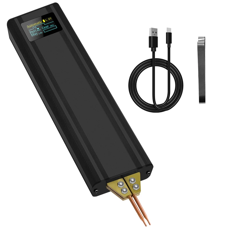 

1Set 80-Gear OLED Digital Display Spot Welder Dual-Pulse Mobile Phone Battery Cell 18650 Lithium Battery Spot Welder Portable