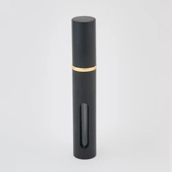 Premium Refillable Glass Travel Perfume Atomizer - Portable 10ml Mini Spray Bottle - 10ml (Matte Black)