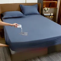 Waterproof Mattress Covers Protector Adjustable Bed Fitted Sheets with Elastic Band Single Double King Size 100/150/180x200 3