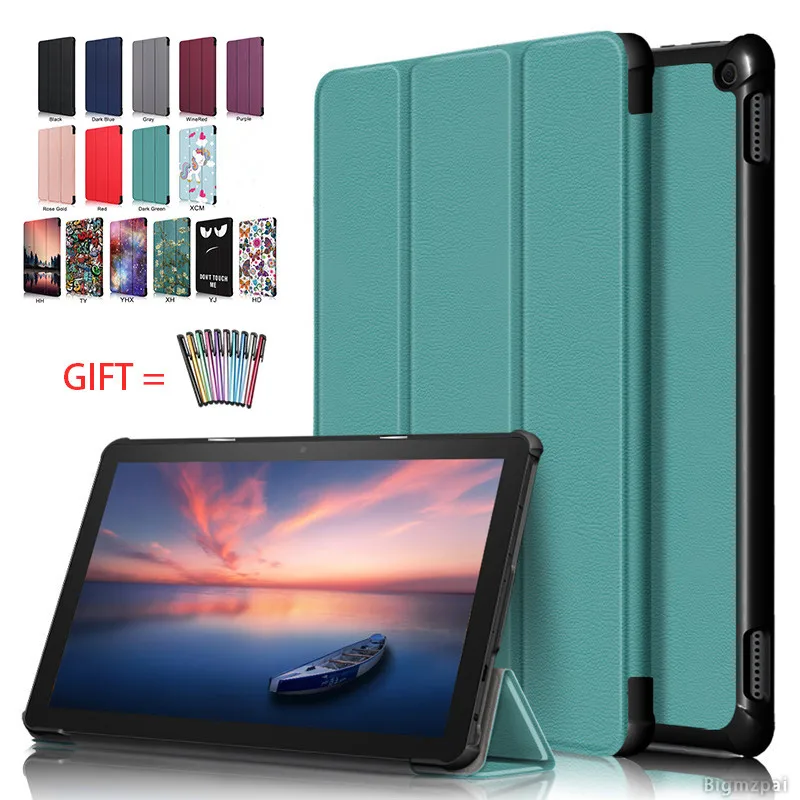 Чехол для планшета Amazon Fire HD 10 2019 2021 складной магнитный чехол Funda HD10 Plus 11-го