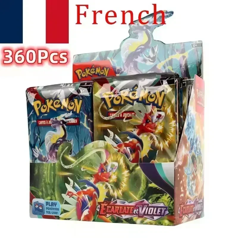 VERSAND@@ 360 Stück Französische 151 Pokémon TCG Ecarlet & Violet Etsncelles Astral Radiance Obsidian Flames Booster Box Pokémon-Karten – Detail 2