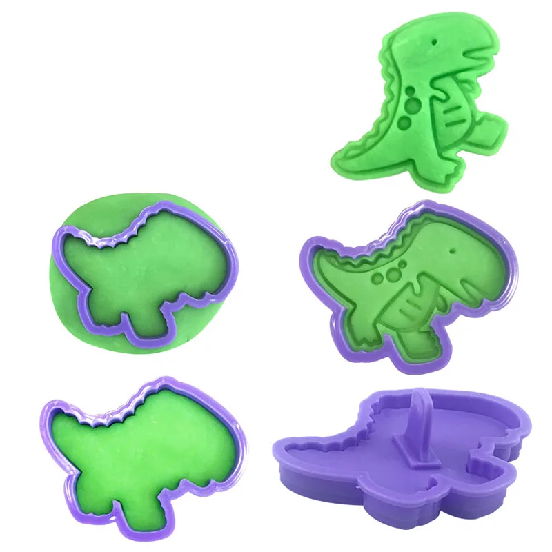 3D Animal Play Dough Tools Kids Toddler DIY Art Craft Toys Cartoon Lion Monkey Bear Plasticine Molds Clay Playdough Accessories 4