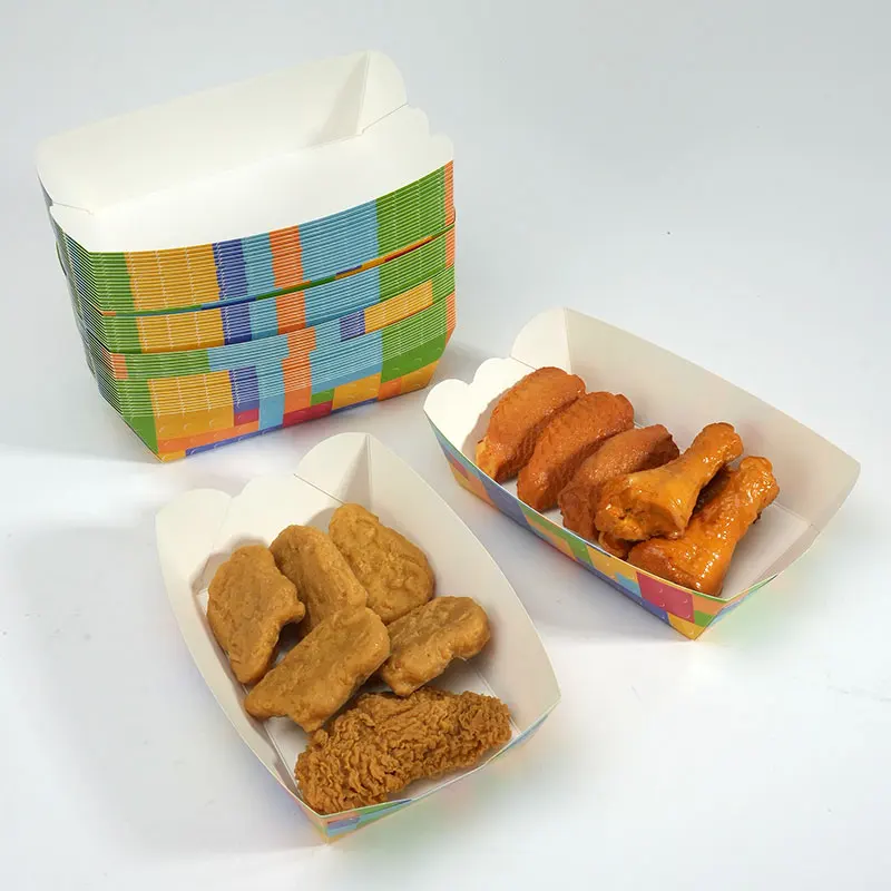 Paper Snack Boxes Disposable Tablewarea Building Blocks Birthday Decor Children's Toys Theme Party Baby Shower Supplies