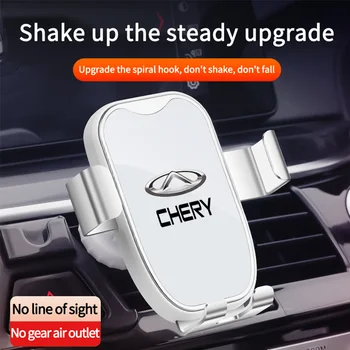 Supporto Telescopico a Gravità per Telefono da Auto per Bocchetta dell'Aria Condizionata, Compatibile con Chery Tiggo 3 4 5 Pro Arrizo 7 GX 5x EQ7 Fulwin - Accessori