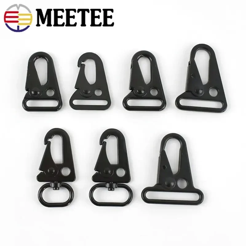Metal Buckle Carabiner Clip Webbing Backpack Strap Trigger Snap Hook Belt Outdoor Keychain Hanging Climbing Tool 5/10Pcs