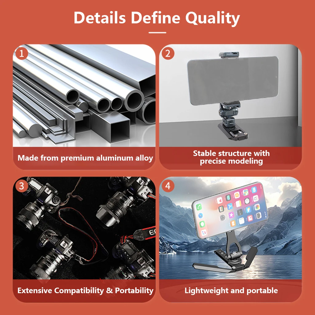Magnetischer Telefonhalter, Stativ, Telefonständer, tragbare Schreibtischhalterung für Magsafe für iPhone 17 Pro Max 16 15 14 Huawei Samsung – Detail 40
