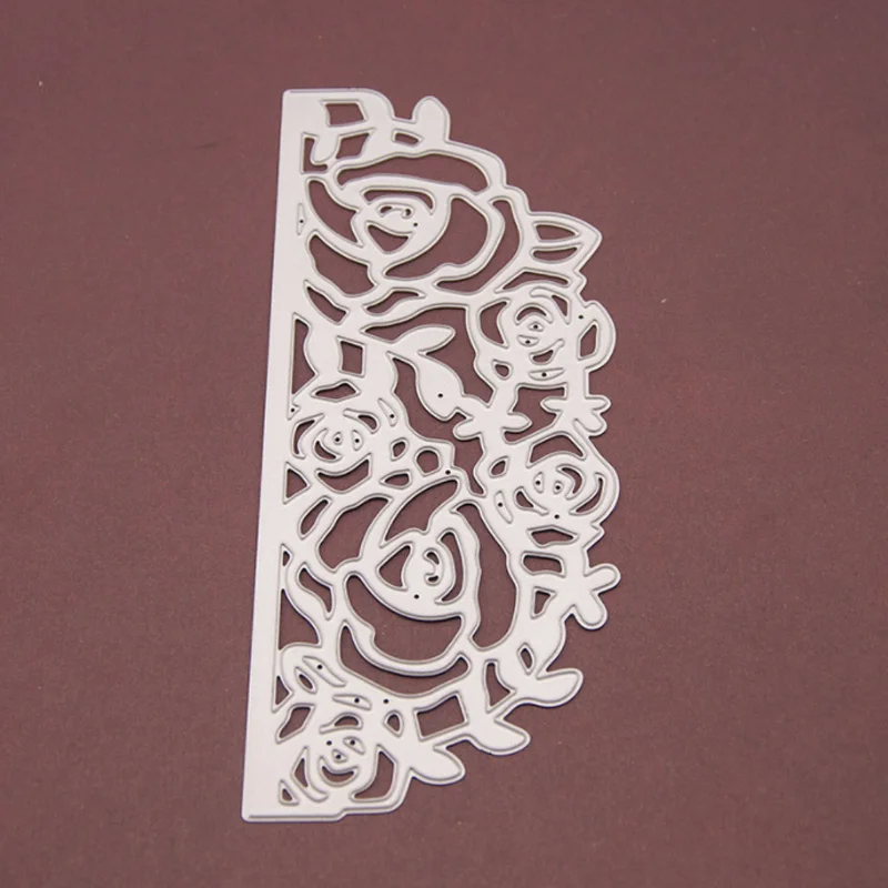 

Kawaii Flower Edge Metal Cutting Dies DIY Scrapbooking Die Cutout Wedding Party Craft Card Embossing Making Decoration Stencils