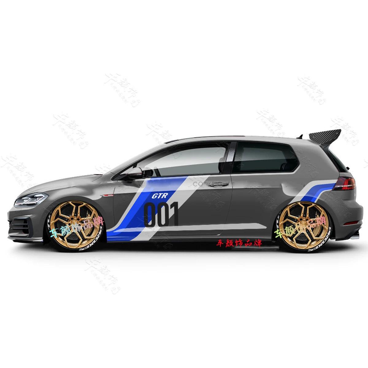 Car Stickers For Golf 5 Gti Door Car Accessories For Vw Golf 6 Golf 7 Gti  Polo Vinyl Hood Custom Goods For Golf 7 6 Body Decal - Car Stickers -  AliExpress