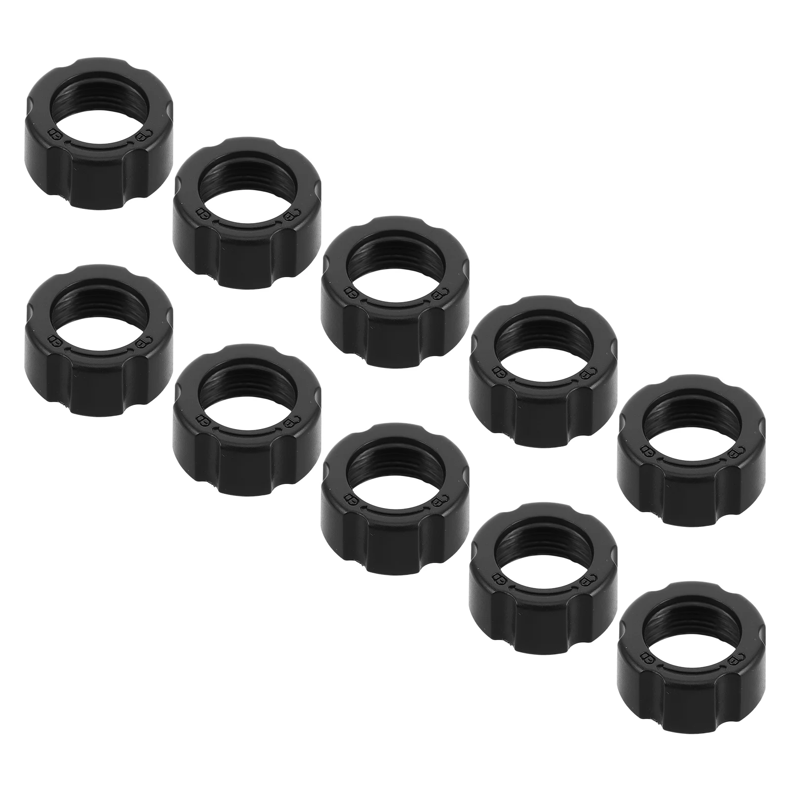 Ten Pcs Phone Mount Car Ball Joint Adapter Nut Screw On Bracket Holder Accessory Anti Slip Mat Fixing Rings Car Part Vehicle