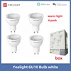 Yeelight GU10 Smart LED Bulb W1 Dimmable Lamp 350Lumen Warm light Game Music Sync Voice Control For App Google Assistant alexa 1