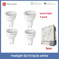 Yeelight GU10 Smart LED Bulb W1 Dimmable Lamp 350Lumen Warm light Game Music Sync Voice Control For App Google Assistant alexa 1