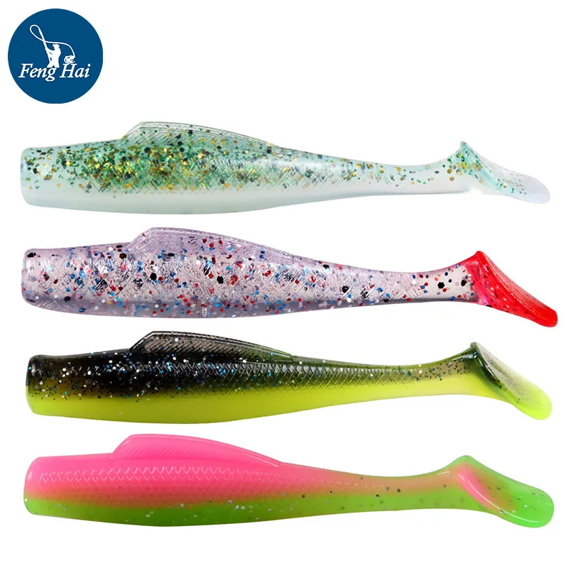 

Soft Fish T-tail Soft Worm 6.5cm2.3g 6pcs/BAG TPR Material Environmentally Friendly Materials Mimic Bait Soft Bait Bionic