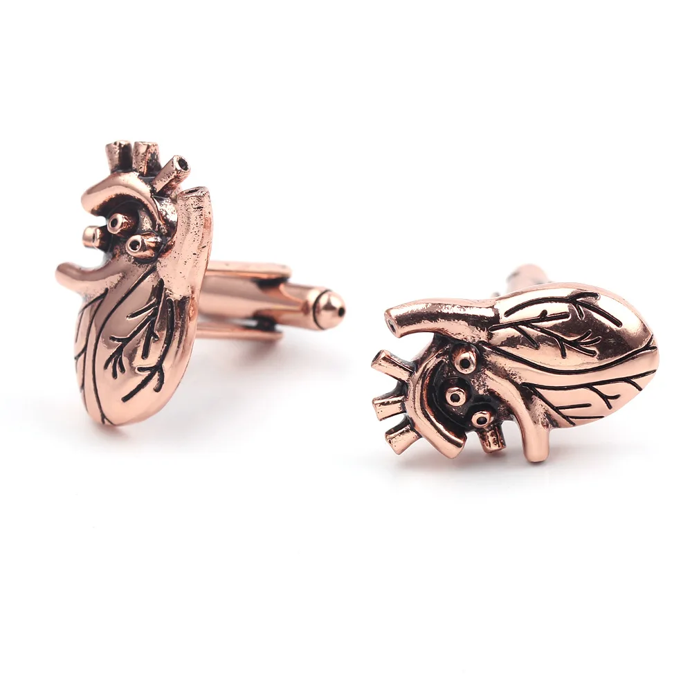 

New Human Organ Brooch Heart Style Alloy Retro Fashion Brooch BadgeClothing Backpack Personality Pin Accessories Jewelry Gift
