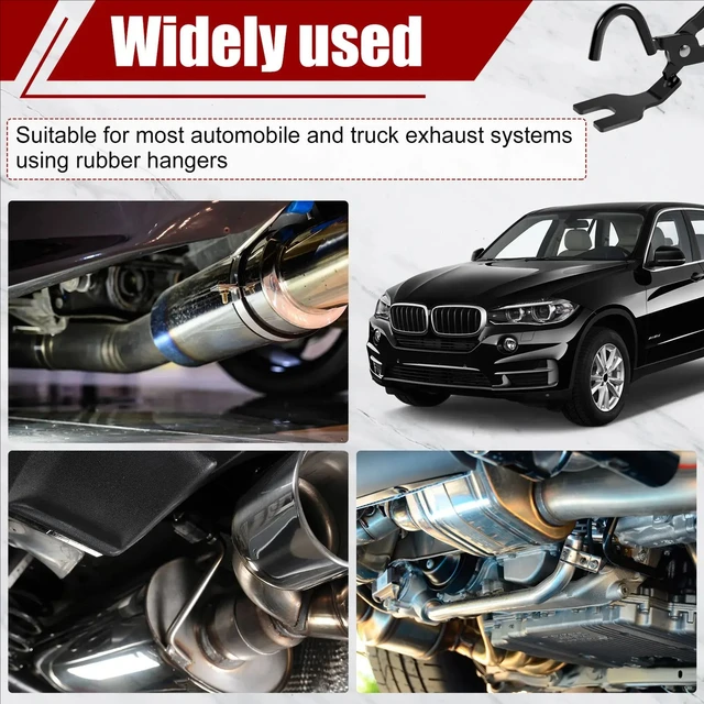 Car Exhaust Hanger Pliers High Carbon Steel Bracket Removal Pliers Non-slip Separate Rubber Bracket Hanger Support Removal Tool 5