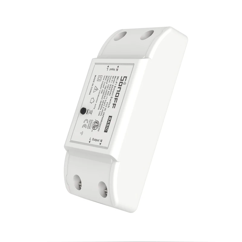3PCS Sonoff Basic 10A Wifi Smart Switch Remote Wireless Light Power Switch Intelligent Universal DIY Wifi Work With Alexa Smart Switch
