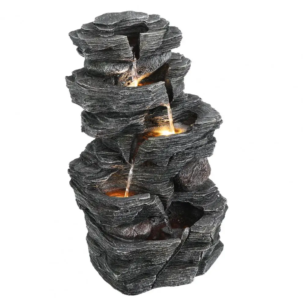 Cascading Rock Water Fountain 3