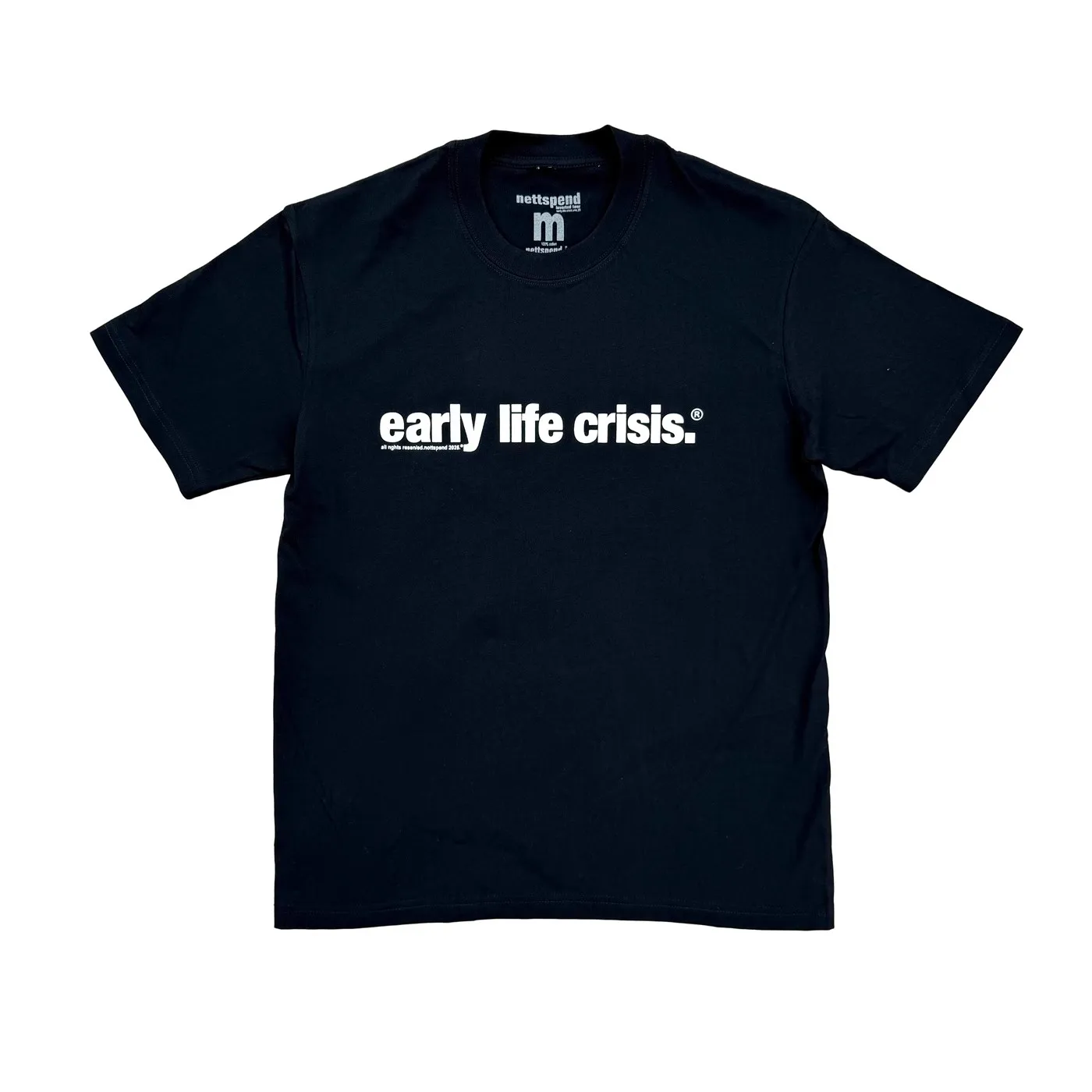 2025 Nettspend Early Life Crisis Tour Merch tee Limited