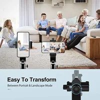 Universal Cell Phone Tripod Mount Adapter Tripod Ball Head 360 Rotatable for Samsung iPhone Holder Tripod Selfie Stick Monopod - Image 3