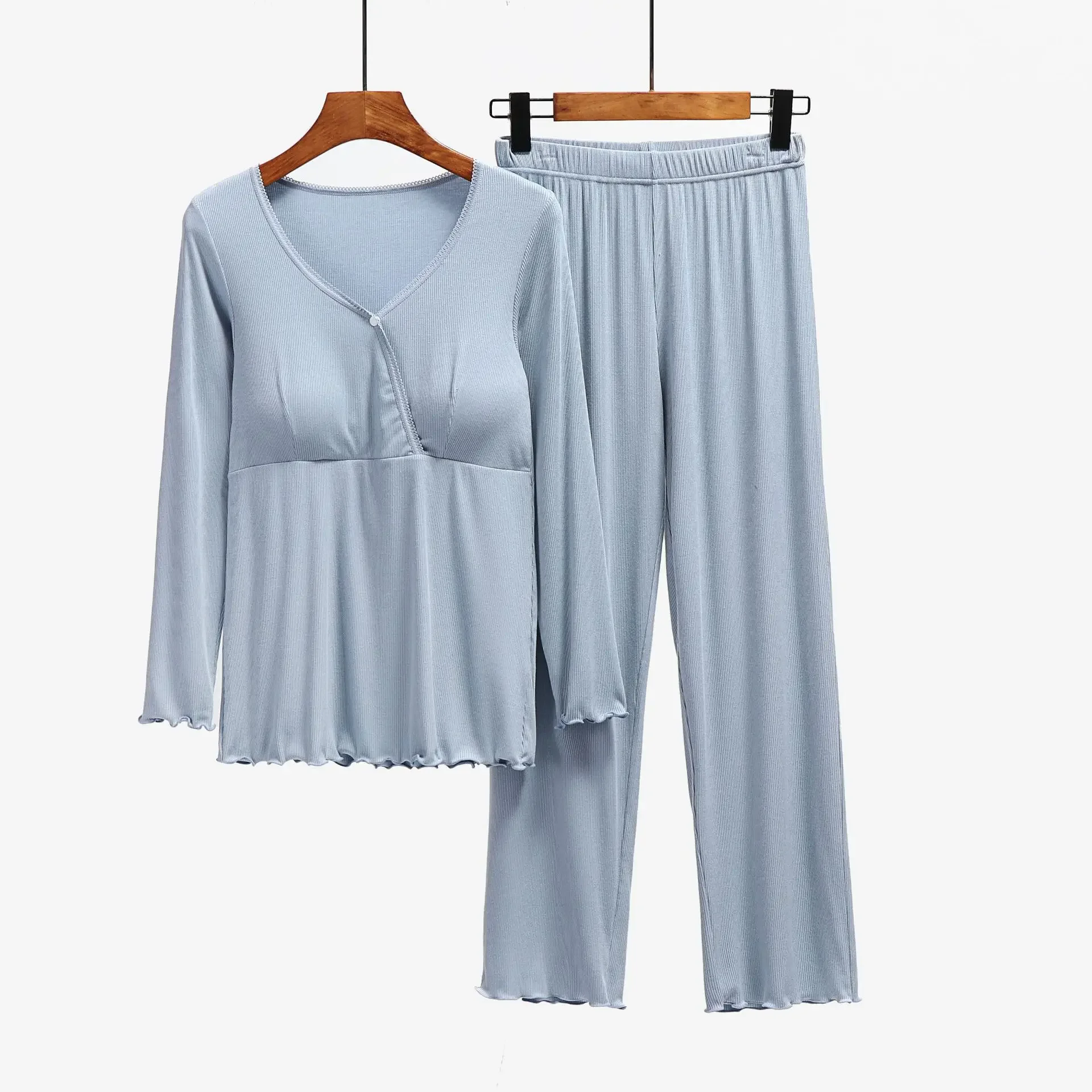 Maternity Nursing Sleepwear Breastfeeding Nightwear for Pregnant Women Pregnancy Breast Feeding Pajamas Suits Maternity Clothes cotton pajama set,breastfeeding nightgown,maternity nightgown set