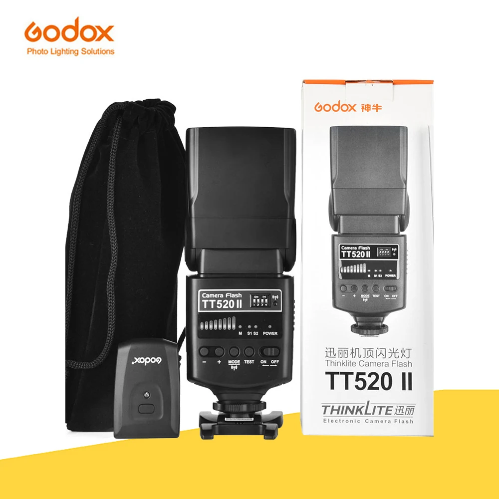 Godox Tt520Ii Flash Segnale Wireless Integrato Per Fotocamere Canon Nikon Pentax Olympus Supporta Il Trigger Wireless