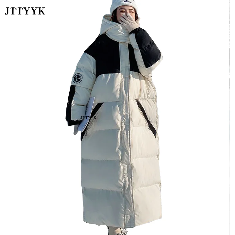 

Oversize Down Jacket Female Casual Hooded Parkas Bread Clothes 2023 The New Student Winter Coat Women Warm Cotton Padded Outwear