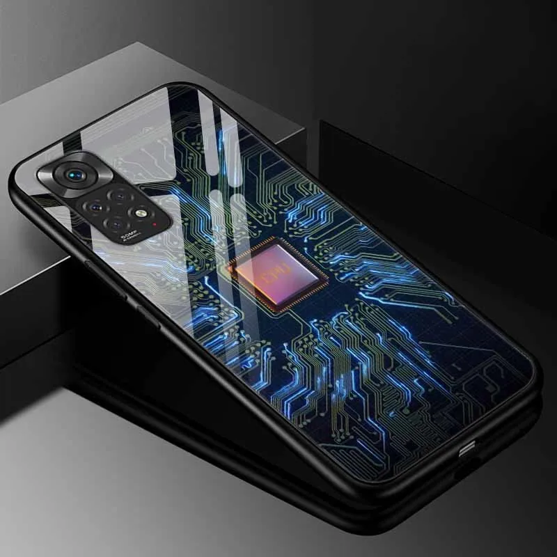 Tempered Glass Fashion Cover with Bumper Protection