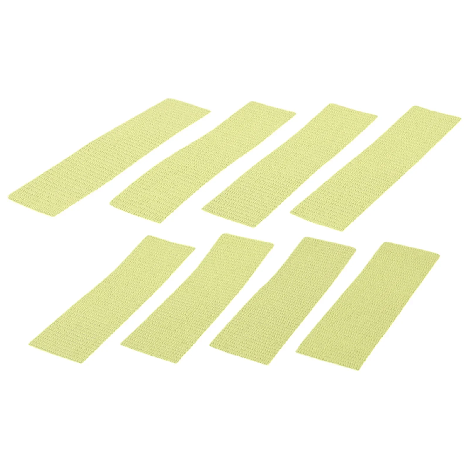 8pc Self-Adhesive Fireplace End Tape Glass Fabric Black Tape Sealing Cord End 10*2.5cm High Temperature Resistance Stoves Parts
