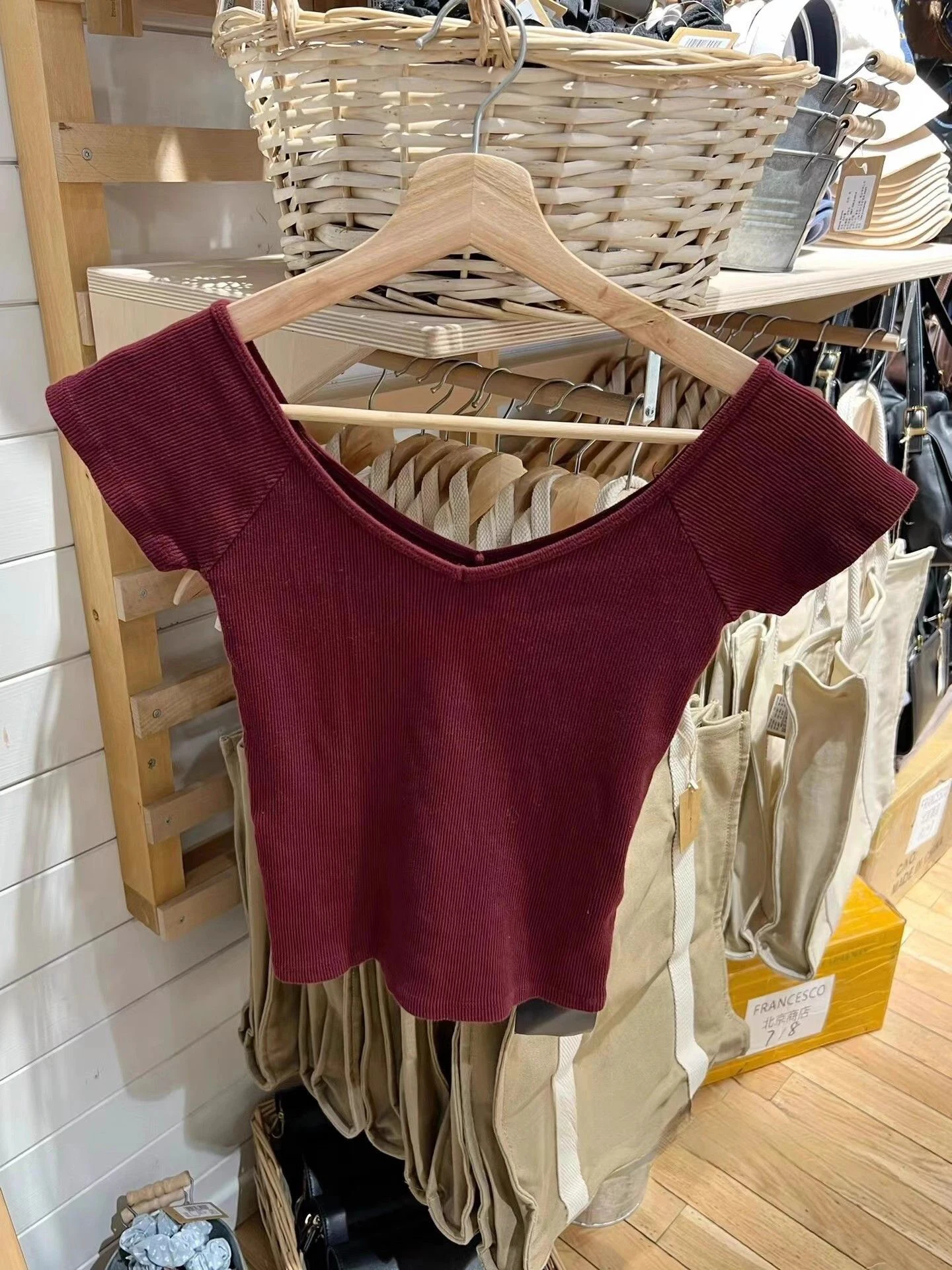 Solid Screw Thread Slim Crop Top Donna Estate Cotone Scollo A V Manica Corta T-Shirt Corta Y2K Casual Semplice Basic Tshirt Top