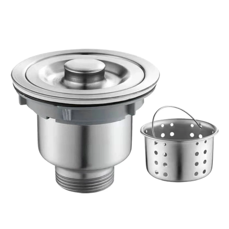 

M6CF Sink Drain Filter Fast Drainage Sink Stopper Sink Basket Strainer Replacement for Bathroom Kitchen Double-layer Filter