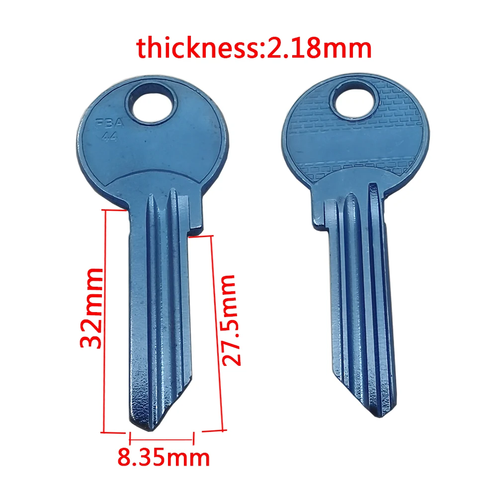 JS1628 Alloy 7 Color Key Embryo for Locksmith Random Color F 44 Everyday Key Blanks