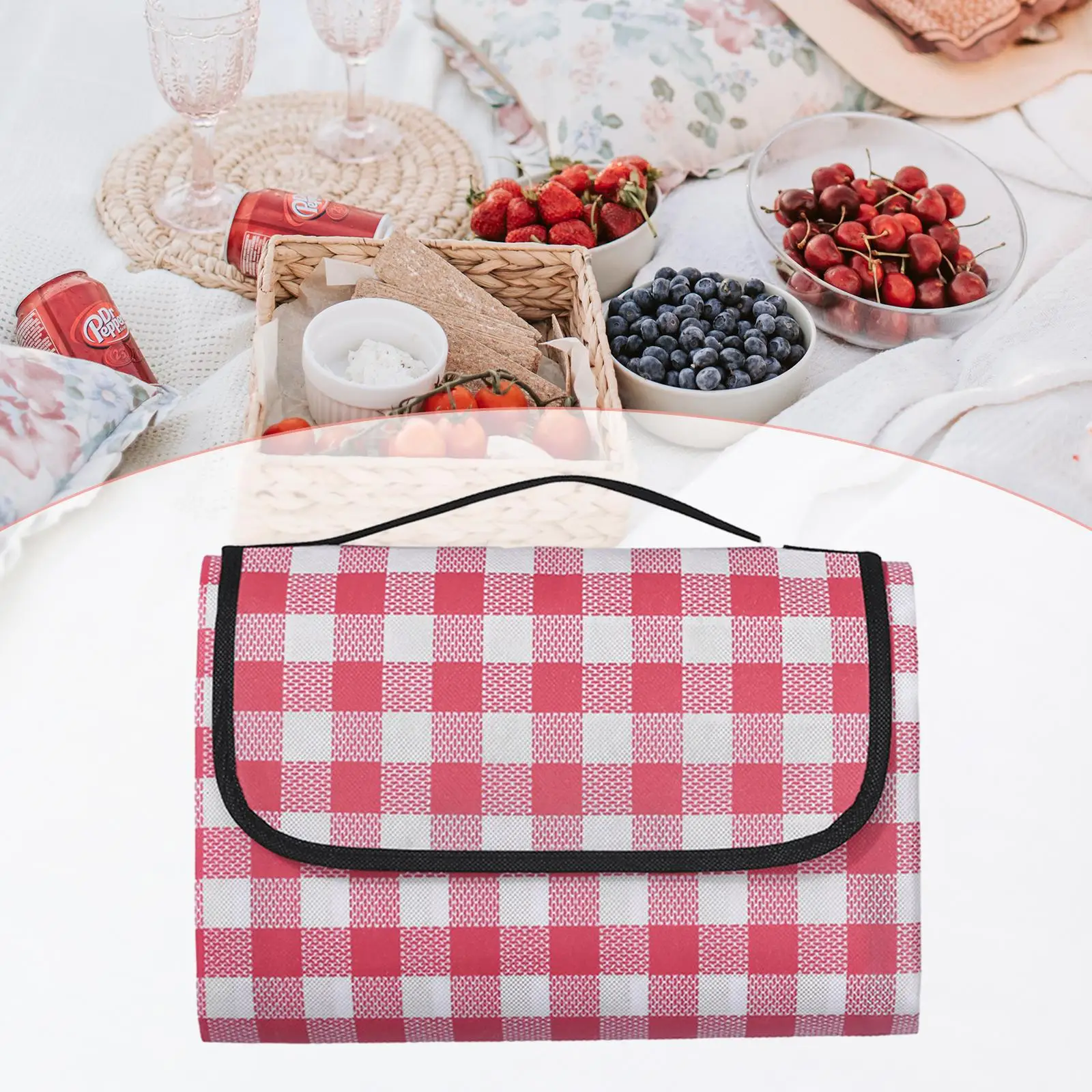 Picnic Blanket Water Resistant Fashion Beach Mat for Barbecue Summer