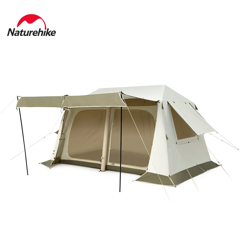 Naturehike Village Air Injection Tent, Tenda de Ar Leve, Dever Frete Grátis Incluído, 13m 2, UPF50 +, 8.5