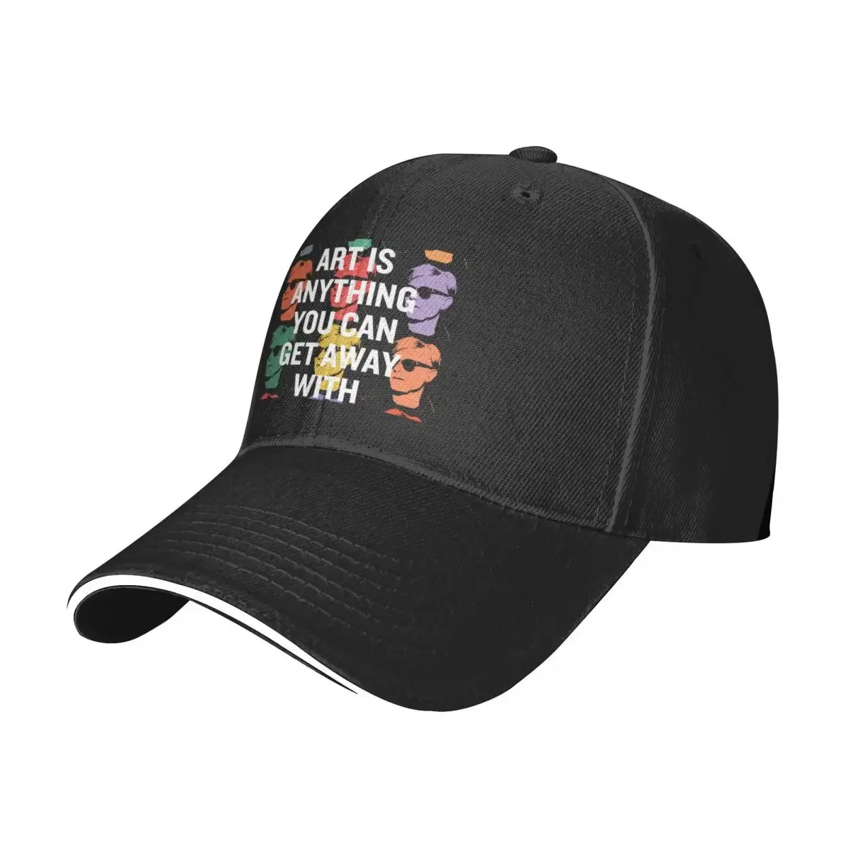 

Art is anything you can get away with - Andy Warhol Cap Baseball Cap beach Rugby women's hat 2022 Men's