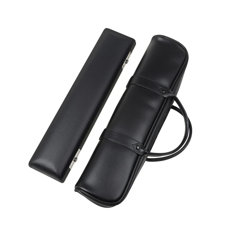 

Flute Cover Bag with Carry Handle Shoulder Strap PU Leather Zipper Flute Bag