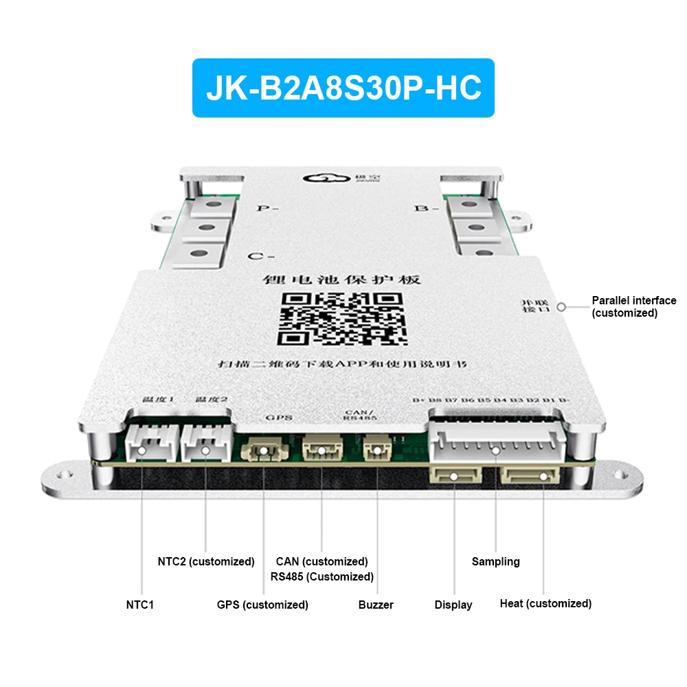 JIKONG JK BMS Active Balance BMS 60A 80A 100A 150A 200A 600A Smart BMS 8S 12S 13S 14S 16S 17S 20S 24S Lifepo4 Li-Ion Lto Batterie – Detail 13
