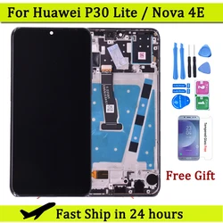LCD Pour HUAWEI P30 Lite LCD Écran Tactile Digitizer Assemblée Pour Huawei Nova 4e MAR-LX1 LX2 AL01