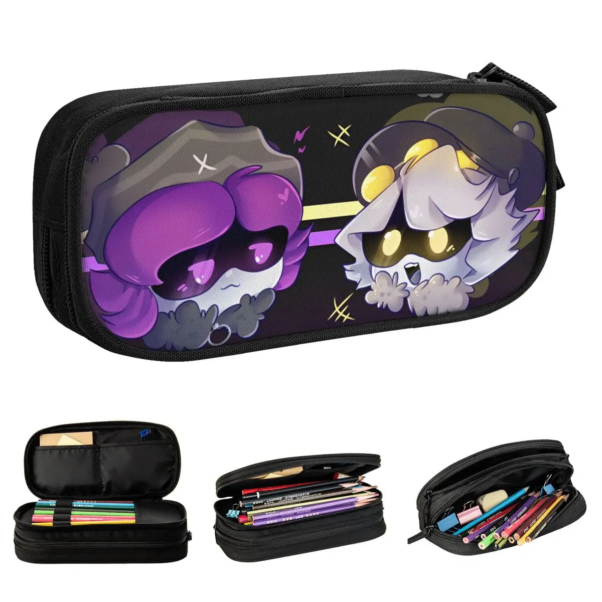 Lovely Uzi Doorman Murder Drones Pencil Cases Pencilcases Pen Holder for Student Large Storage Bags Office Gifts Stationery