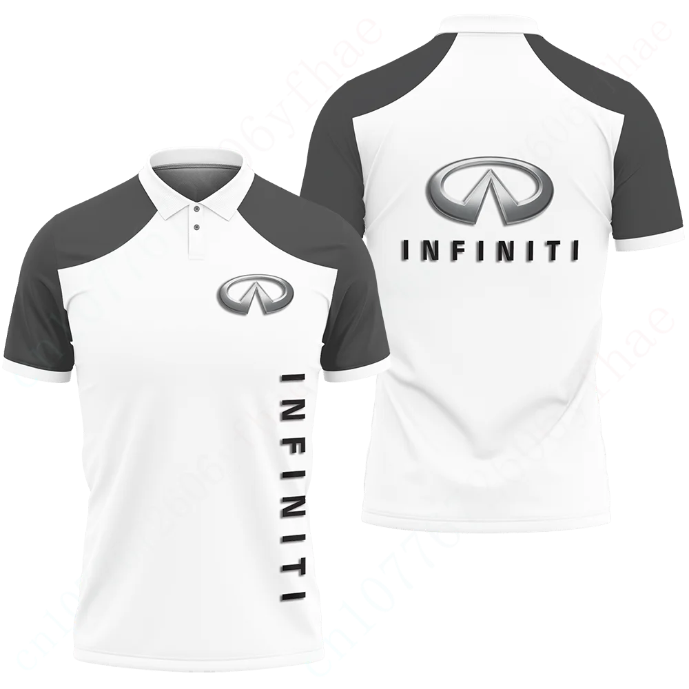 

Infiniti Unisex Clothing Casual Polo Shirts And Blouses Anime T Shirt For Men Quick Drying Short Sleeve Top Harajuku Golf Wear