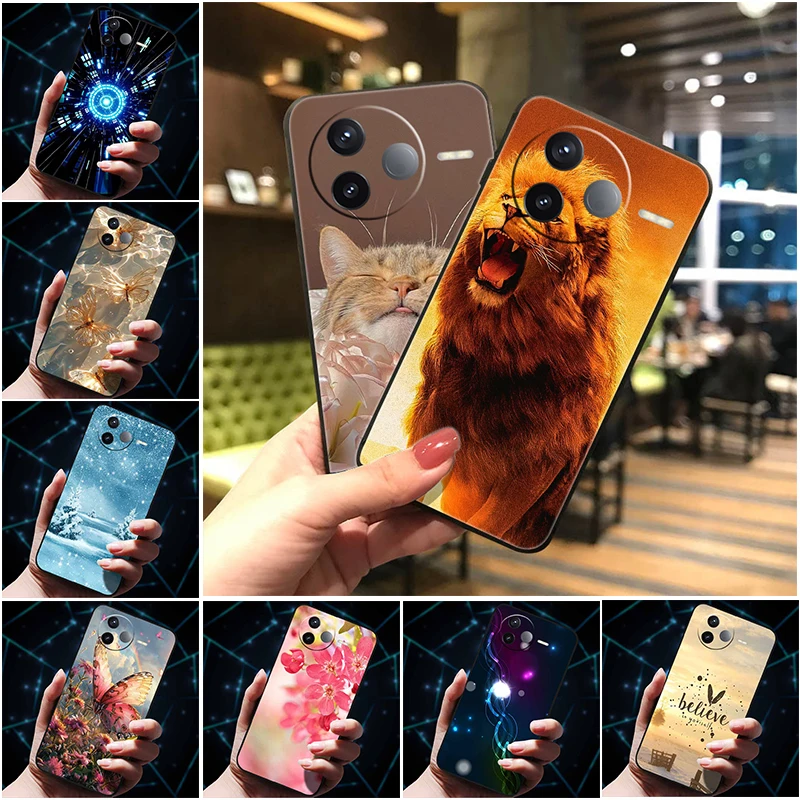 Cartoon Painted Soft Silicon Phone Case - TPU Protective Cover