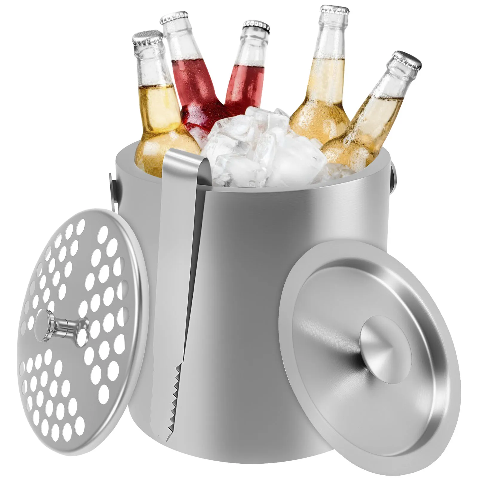 Ice Bucket Stainless Steel Champanera Wine Chilling