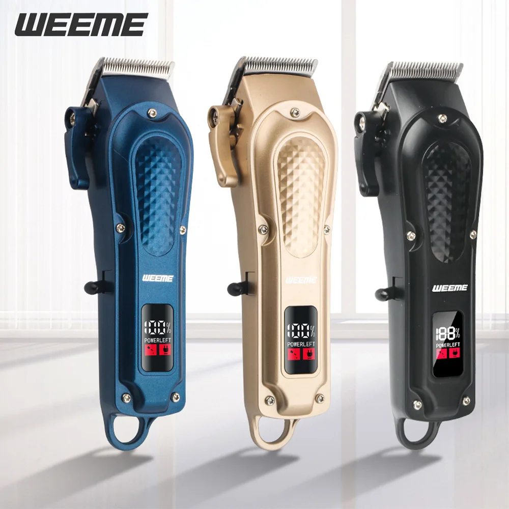 WEEME 806-HW Electric Hair Clipper UBS Rechargeable Cordless Beard Trimmer Men Powerful Electric Hair Clipper Trimming Tool