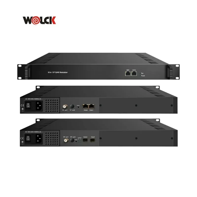 

WOLCK 16 32 Carriers MPTS SPTS DVBC IP QAM Digital Modulator