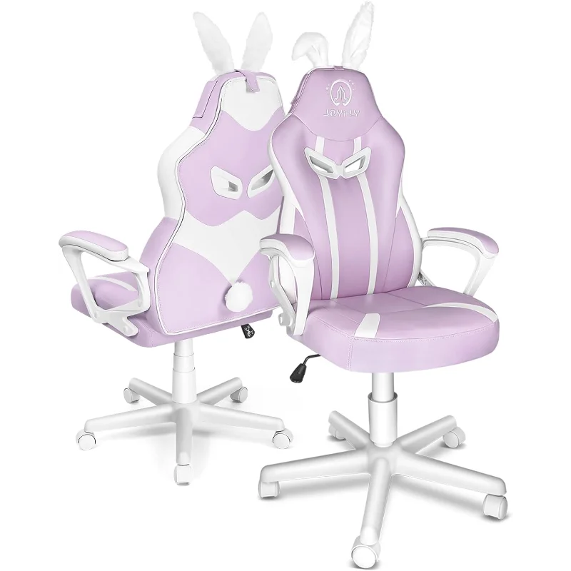 

JOYFLY Gaming Chair for Girls, Kawaii Adults Kids Gamer Computer , Ergonomic PC with Lumbar Su