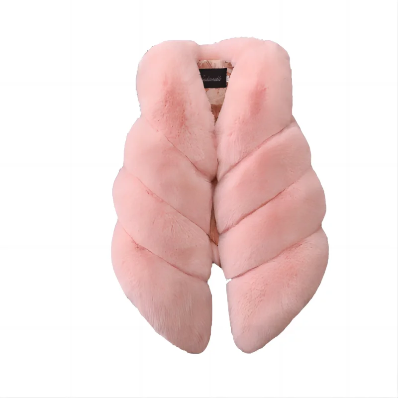 Children Vest Children Girls Faux Fur Vest Autumn & Winter Fashion Thick Warm Waistcoat
