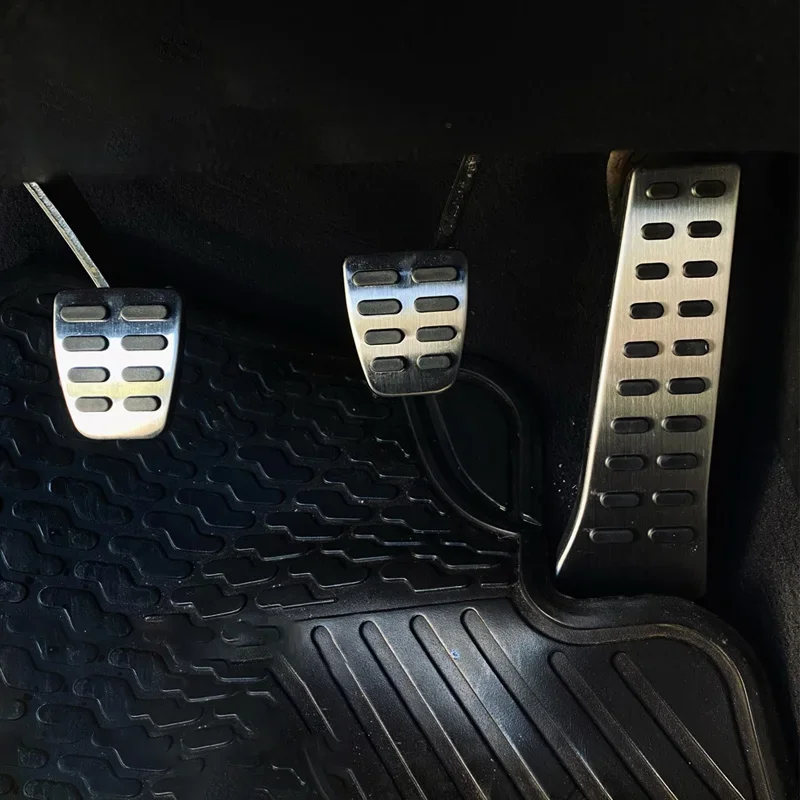 Car Foot Pedals For Kia Sportage NQ5 5 Automotive Stainless Steel Rubber Non-slip No Drilling Pedal Accessories AT MT car pedals,stainless steel pedal cover