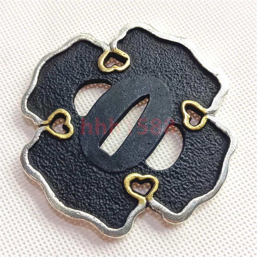 日本の刀,素敵な真ちゅう,カタナ,部品,フチ,チャクラ